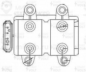 Катушка Зажигания Для А/М Лада Largus (12-)/Renault Logan (04-) (После 2012Г.) 1 StartVOLT SC0904