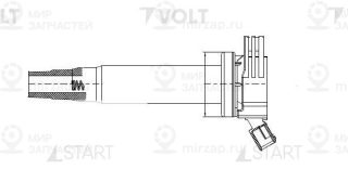 Катушка Зажигания Для А/М Lexus Rx (03-)/Toyota Highlander (01-) 3.3I (Sc 1905) StartVOLT SC1905