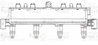 Катушка Зажигания Для А/М Peugeot/Citroen 206 (98-)/307 (01-) 1.4I Kfw/Kfv (Sc 2 StartVOLT SC2018