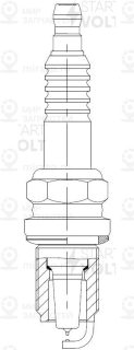 Свеча Зажигания Для А/М Suzuki Sx4 (06-)/Grand Vitara Ii (05-) 1.6I Ir+Pt Startv StartVOLT VSP2402