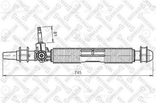 Рулевой механизм STELLOX 0035020SX
