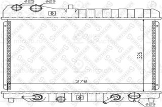 Радиатор охлаждения двигателя STELLOX 1026668SX