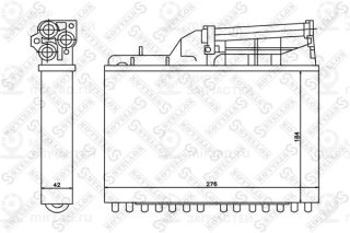 Теплообменник отопителя салона STELLOX 1035041SX