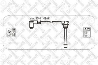 Комплект проводов зажигания STELLOX 1038412SX