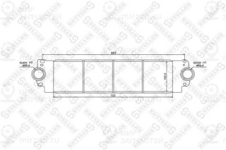 Интеркулер STELLOX 1040078SX