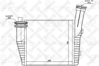 Интеркулер STELLOX 1040079SX