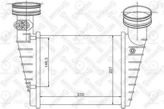 Интеркулер STELLOX 1040157SX