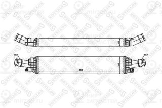 Интеркулер STELLOX 1040184SX