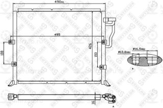 Конденсатор кондиционера STELLOX 1045004SX