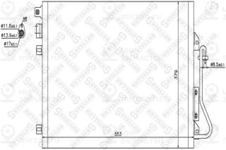 Конденсатор кондиционера STELLOX 1045044SX