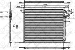 Конденсатор кондиционера STELLOX 1045068SX