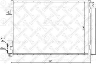 Конденсатор кондиционера STELLOX 1045092SX