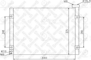 Конденсатор кондиционера STELLOX 1045095SX