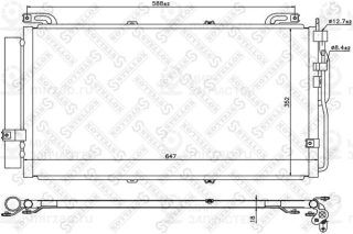 Конденсатор кондиционера STELLOX 1045103SX