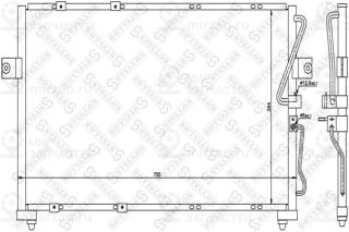 Конденсатор кондиционера STELLOX 1045112SX