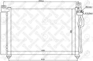 Конденсатор кондиционера STELLOX 1045114SX