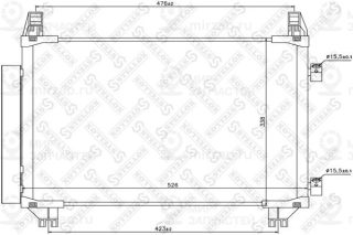 Конденсатор кондиционера STELLOX 1045159SX