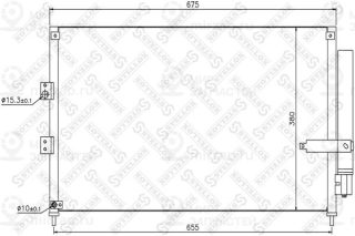 Конденсатор кондиционера STELLOX 1045172SX