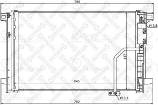 Конденсатор кондиционера STELLOX 1045190SX