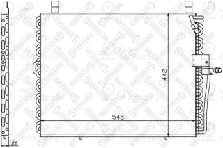 Конденсатор кондиционера STELLOX 1045292SX