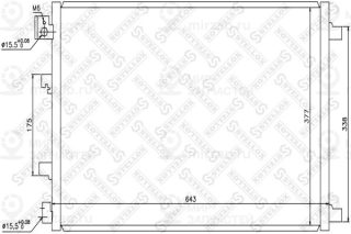 Конденсатор кондиционера STELLOX 1045484SX
