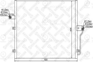 Конденсатор кондиционера STELLOX 1045578SX