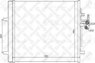 Конденсатор кондиционера STELLOX 1045692SX