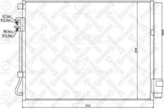 Конденсатор кондиционера STELLOX 1045714SX