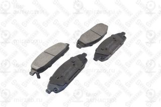 Комплект тормозных колодок (дисковый тормоз) STELLOX 1184002BSX