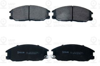 Комплект тормозных колодок (дисковый тормоз) STELLOX 1539000BSX