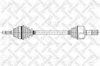 Приводной вал STELLOX 1581002SX