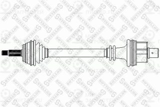 Приводной вал STELLOX 1581020SX