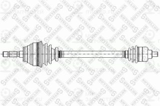 Приводной вал STELLOX 1581034SX