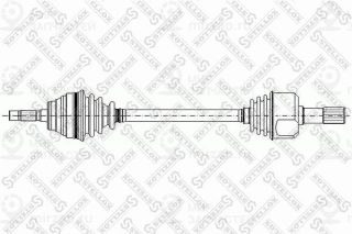 Приводной вал STELLOX 1581044SX