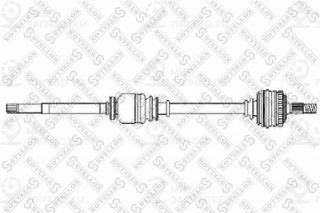 Приводной вал STELLOX 1581765SX