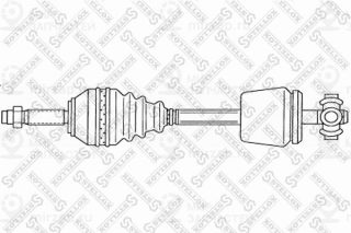 Приводной вал STELLOX 1581766SX