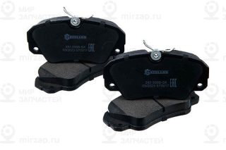 Комплект тормозных колодок (дисковый тормоз) STELLOX 1615000BSX