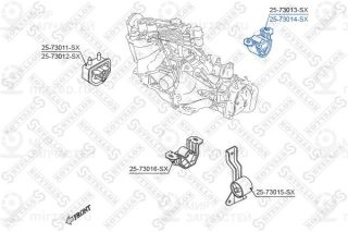Подвеска двигателя STELLOX 2573014SX