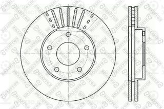 Тормозной диск STELLOX 60202256VSX