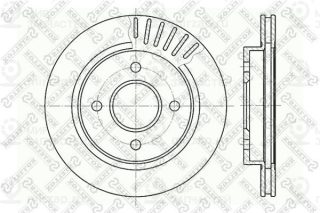 Тормозной диск STELLOX 60202535VSX