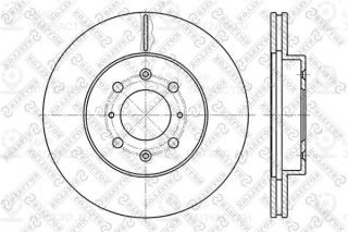 Тормозной диск STELLOX 60202614VSX