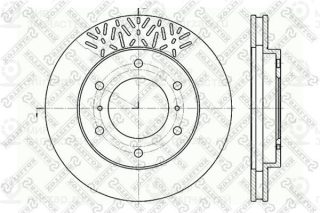 Тормозной диск STELLOX 60203033VSX