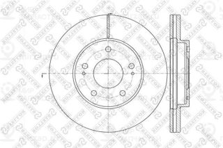 Тормозной диск STELLOX 60203034VSX