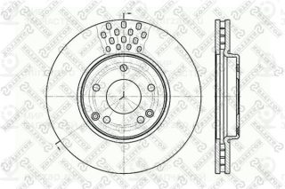 Тормозной диск STELLOX 60203341VSX