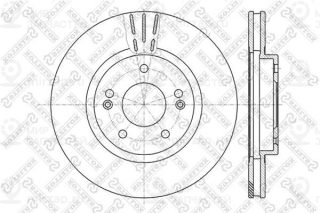 Тормозной диск STELLOX 60203415VSX