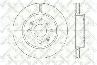 Тормозной диск STELLOX 60203501VSX