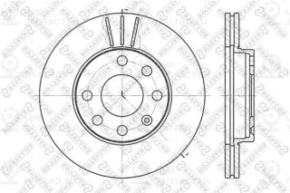 Тормозной диск STELLOX 60203608VSX