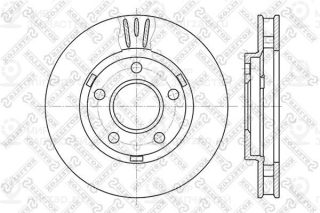 Тормозной диск STELLOX 60203634VSX