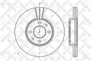 Тормозной диск STELLOX 60203911VSX