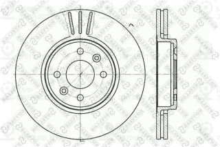 Тормозной диск STELLOX 60203919VSX